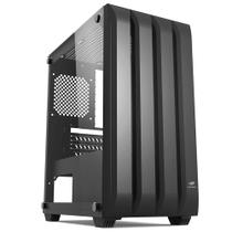 Gabinete Gamer C3Tech MT-G100BK Mid Tower, Lateral em Vidro Temperado, USB 2.0 + USB 3.0, s/Fonte - Preto Gabinete Gamer C3Tech MT-G100BK Mid Tower, Lateral em Vidro Temperado, USB 2.0 + USB 3.0, s/Fonte - Preto