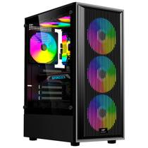 Gabinete Gamer C3Tech MT-G120BK, Lateral em Vidro, Filtro Anti-poeira, USB 3.0, Micro ATX - Preto