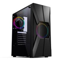 Gabinete Gamer CGG17B black lateral em acrilico