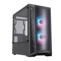 Gabinete Gamer Cooler Master MasterBox MB320L ARGB, Mini Tower, ARGB, com FAN, Lateral em Vidro - MCB-B320L-KGNN-S02 Gabinete Gamer Cooler Master MasterBox MB320L ARGB, Mini Tower, ARGB, com FAN, Lateral em Vidro - MCB-B320L-KGNN-S02