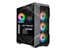 Gabinete Gamer Cooler Master TD500 MAX Lateral de Vidro TEMP Mini ITX/MICRO-ATX/ATX com 3 FANS