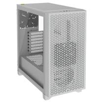 Gabinete Gamer Corsair 3000D Airflow, Mid-Tower, ATX, Lateral em Vidro Temperado, 2x FAN, Branco - CC-9011252-WW