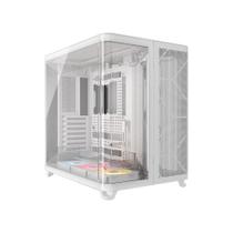 Gabinete Gamer Corsair AIR 5400, Mid-Tower, com 3 Fans RS-R ARGB, Lateral em Vidro, Branco - CC-9011319-WW