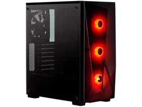 Gabinete Gamer Corsair Carbide Series SPEC-DELTA - RGB Mid Tower ATX 3 FANs Preto Gabinete Gamer Corsair Carbide Series SPEC-DELTA - RGB Mid Tower ATX 3 FANs Preto