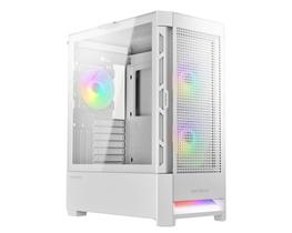 Gabinete Gamer Cougar Air Face RGB, Mid Tower, Vidro Temperado, 3 fans, Branco - 385ZD10.0005