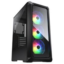 Gabinete Gamer Cougar Archon 2 RGB, Mid Tower, ATX, Lateral e Frontal em Vidro Temperado, 3x Cooler Fan RGB, Preto - 385CC50.0003 Gabinete Gamer Cougar Archon 2 RGB, Mid Tower, ATX, Lateral e Frontal em Vidro Temperado, 3x Cooler Fan RGB, Preto - 385CC50.0003