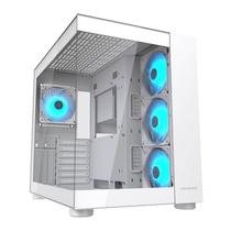 Gabinete Gamer Cougar FV150, RGB, Mid-Tower, Lateral de Vidro, Com 4 Fans, Branco Gabinete Gamer Cougar FV150, RGB, Mid-Tower, Lateral de Vidro, Com 4 Fans, Branco