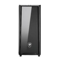 Gabinete Gamer Cougar MG120-G, Mini Tower, Vidro Temperado, Black, mATX, Sem Fonte, Com 1 Fan