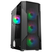 Gabinete Gamer Cougar MX110 RGB, Micro ATX e ATX, Mid Tower, 4 Fans RGB, Preto - 382BD20.0001 Gabinete Gamer Cougar MX110 RGB, Micro ATX e ATX, Mid Tower, 4 Fans RGB, Preto - 382BD20.0001