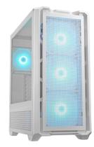 Gabinete Gamer Cougar, MX600, RGB, Lateral de Vidro, Full-Tower, 4x Fans, branco