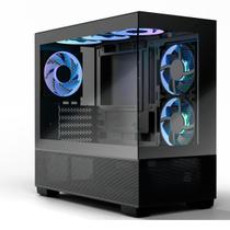 Gabinete Gamer Cube Sem Fonte e Sem Fan Goldentec