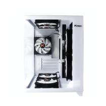 Gabinete Gamer Cubo Branco Aqua White Lateral Frente Vidro Gabinete Gamer Cubo Branco Aqua White Lateral Frente Vidro