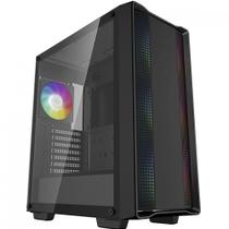 Gabinete Gamer DeepCool CC560 V2 Preto Vidro Temperado 4 Fans ARGB Mid Tower