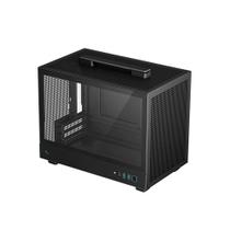 Gabinete Gamer Deepcool CH160 Vidro Temperado Mini ITX Preto