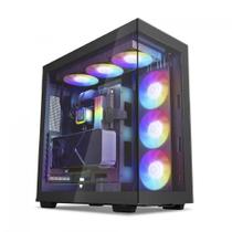 Gabinete Gamer DeepCool CH780, Full Tower, Vidro Temperado, Sem Fonte, Com 3 Fans, ARGB, Preto