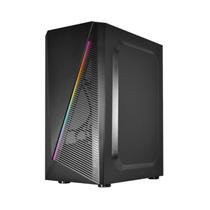 Gabinete gamer demon 02w5 painel led s/fan