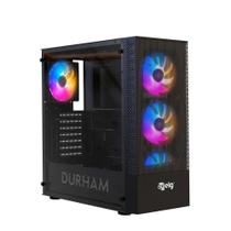 Gabinete Gamer Durham Midtower Acrílico Lateral 6 Fans Elg