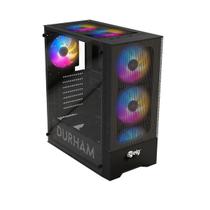 Gabinete Gamer Durham s/ Fan, Lateral em Vidro Temperado, MID Tower, Suporta 3 Fans - ELG