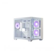 Gabinete Gamer Elite 481 Wood Mid Tower Vidro Panoramico ARGB Branco Cooler Master