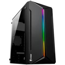 Gabinete Gamer Evolut Orcus V2 EG-823, Lateral em Vidro Temperado, Barra LED RGB, Micro ATX - Preto