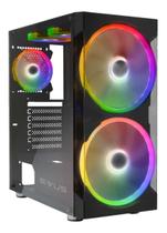 Gabinete Gamer Evus RGB ARGB G-20 Superflow c/5 Coolers