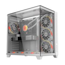 Gabinete Gamer Forcefield Max White Ghost Gabinete Gamer Forcefield Max White Ghost