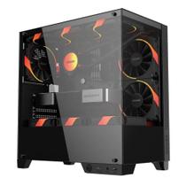 Gabinete Gamer Forcefield Twr Black Vulcan - Gfftwrbv - PCYES