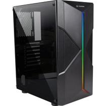 Gabinete Gamer Fortrek Holt Mid Tower Rgb Preto
