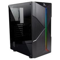 Gabinete Gamer Fortrek Holt RGB S/Fan Lateral Em Acrílico - 70571 Gabinete Gamer Fortrek Holt RGB S/Fan Lateral Em Acrílico - 70571