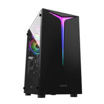 Gabinete Gamer Gamdias Argus E2 Elite RGB Mid Tower ATX Vidro Temperado S/Fan S/Fonte - Preto