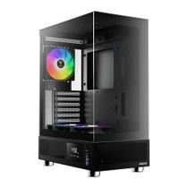 Gabinete Gamer Gamdias Atlas E1, Mid Tower, ARGB, ATX, Lateral em Vidro Temperado, Preto - ATLAS E1 Gabinete Gamer Gamdias Atlas E1, Mid Tower, ARGB, ATX, Lateral em Vidro Temperado, Preto - ATLAS E1