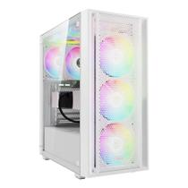 Gabinete Gamer Gamdias Aura GC2 Elite, Mid Tower, ARGB, ATX, Lateral em Vidro Temperado, Branco - AURA GC2 ELITE WH ARGB Gabinete Gamer Gamdias Aura GC2 Elite, Mid Tower, ARGB, ATX, Lateral em Vidro Temperado, Branco - AURA GC2 ELITE WH ARGB
