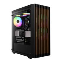 Gabinete Gamer Gamdias Aura GC4 Elite 3 Fans ARGB S/Fonte Mid Tower Preto - Aura GC4