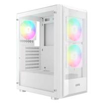Gabinete Gamer Gamdias Aura GC6, Mid Tower, ARGB, ATX, Lateral em Vidro Temperado, Branco - AURA GC6 WH ARGB Gabinete Gamer Gamdias Aura GC6, Mid Tower, ARGB, ATX, Lateral em Vidro Temperado, Branco - AURA GC6 WH ARGB