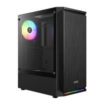 Gabinete Gamer Gamdias Aura GC8 1 Fan ARGB S/Fonte ATX Mid Tower Vidro Temperado Preto
