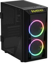 Gabinete Gamer Gamdias Talos E1 Rgb 2 Fans Vidro