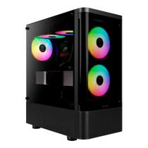 Gabinete Gamer Gamdias Talos E3 CG - Vidro Temperado - 3 Coolers ARGB 120mm - ATX - Branco Gabinete Gamer Gamdias Talos E3 CG - Vidro Temperado - 3 Coolers ARGB 120mm - ATX - Branco