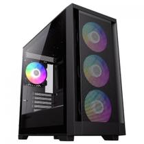 Gabinete Gamer Gamemax Defender Lateral Vidro M-Atx/Mini-Itx S/ Fonte S/ Fans - Preto