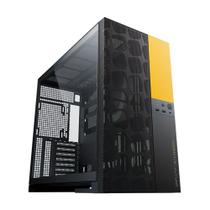 Gabinete Gamer Geometric Future Model 5 Vent Sem Fans Preto e Amarelo Gabinete Gamer Geometric Future Model 5 Vent Sem Fans Preto e Amarelo