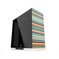 Gabinete Gamer Geometric Future Model 8 Bohemia Branco Tecid
