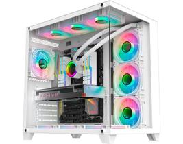Gabinete Gamer GHOST SHARK WHITE ATX - CG-W2J1 - K-Mex