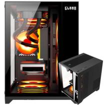 Gabinete Gamer Grodd Suporta Até 7 Fans Cooler de Cpu 160mm e Placa Mãe ATX Mini-ITX Com Vidro Temperado - Clanm Gabinete Gamer Grodd Suporta Até 7 Fans Cooler de Cpu 160mm e Placa Mãe ATX Mini-ITX Com Vidro Temperado - Clanm