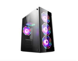 Gabinete Gamer Hayom GB 1701 Vidro Temperado c/ 4 Fans RGB