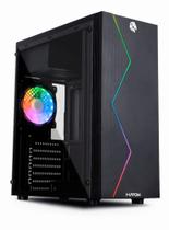 Gabinete Gamer Hayom Gb1705 Com Led RGB Frontal E Lateral Panorâmico