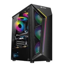 Gabinete Gamer Hayom GB1713 - Lateral em Vidro Temperado - USB 3.0 - 4 Coolers Inclusos - RGB