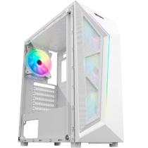 Gabinete Gamer Hayom GB1733 Branco C/ 04 Fan Incluso