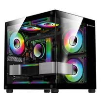 Gabinete Gamer Hayom GB1796 4 Fans S/Fonte ATX Preto - GB1796 Gabinete Gamer Hayom GB1796 4 Fans S/Fonte ATX Preto - GB1796
