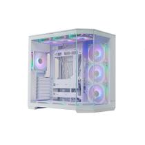 Gabinete Gamer Husky Dome 950, Mid Tower, ARGB, ATX, Lateral e Frontal em Vidro, 10x Cooler Fan ARGB, Branco - HGN950BR