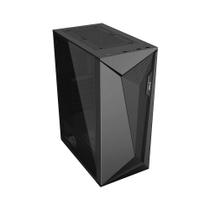 Gabinete Gamer Hyrax Tower HGB215, Mid Tower, Atx, Lateral Em Vidro Temperado, Preto - HGB215B