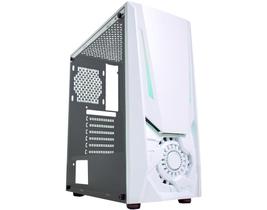 Gabinete Gamer Jaeger White1 W1Tj Painel Fita Led Rgb S/Fan